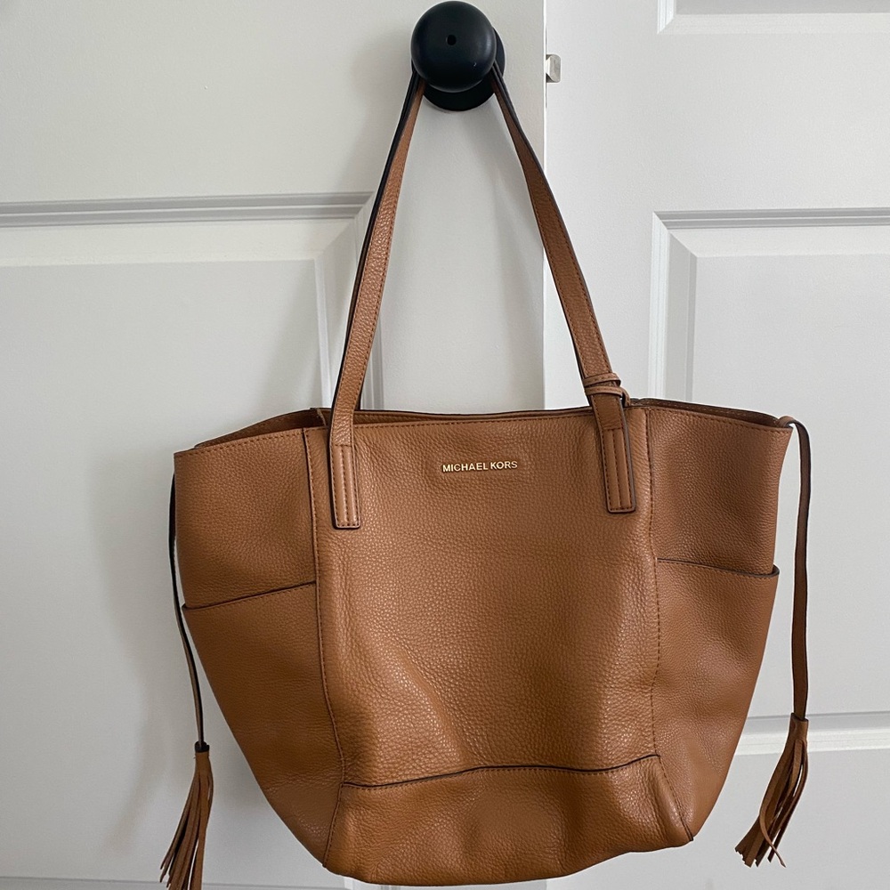 Michael Kors Tan Leather Tote
